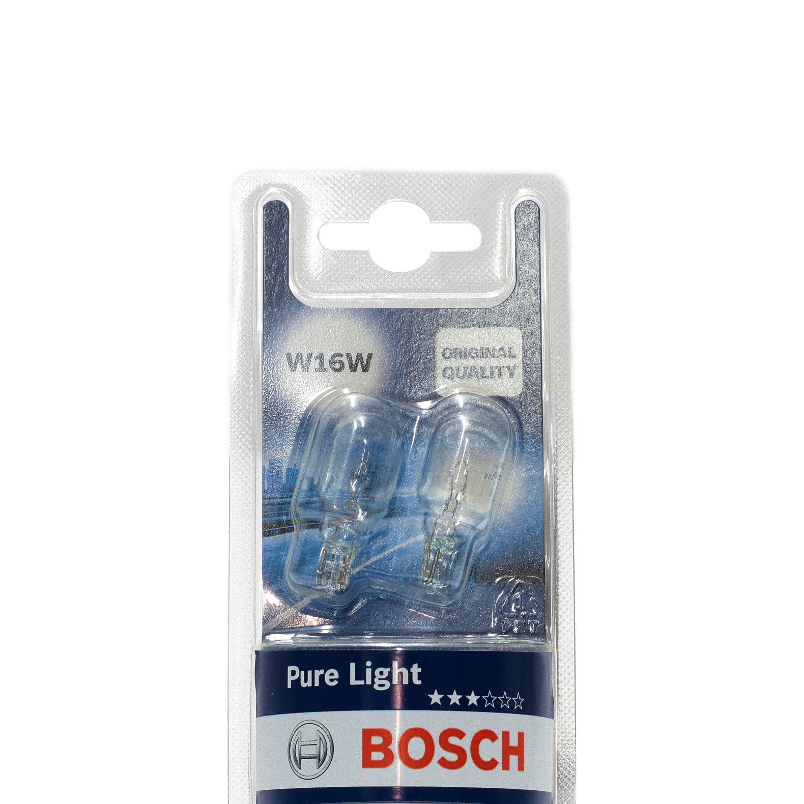 Bec Pure Light W16W 12V 16W W2,1x9,5d Set 2 buc Bosch