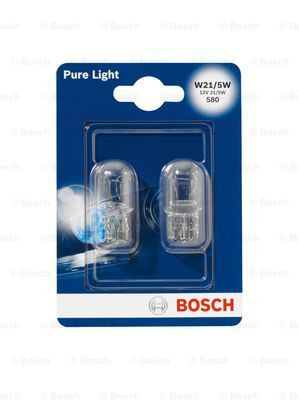 Bec Bosch Pure Light W21/5W 12V 21/5W W3x16q Pachet 2 bucăți