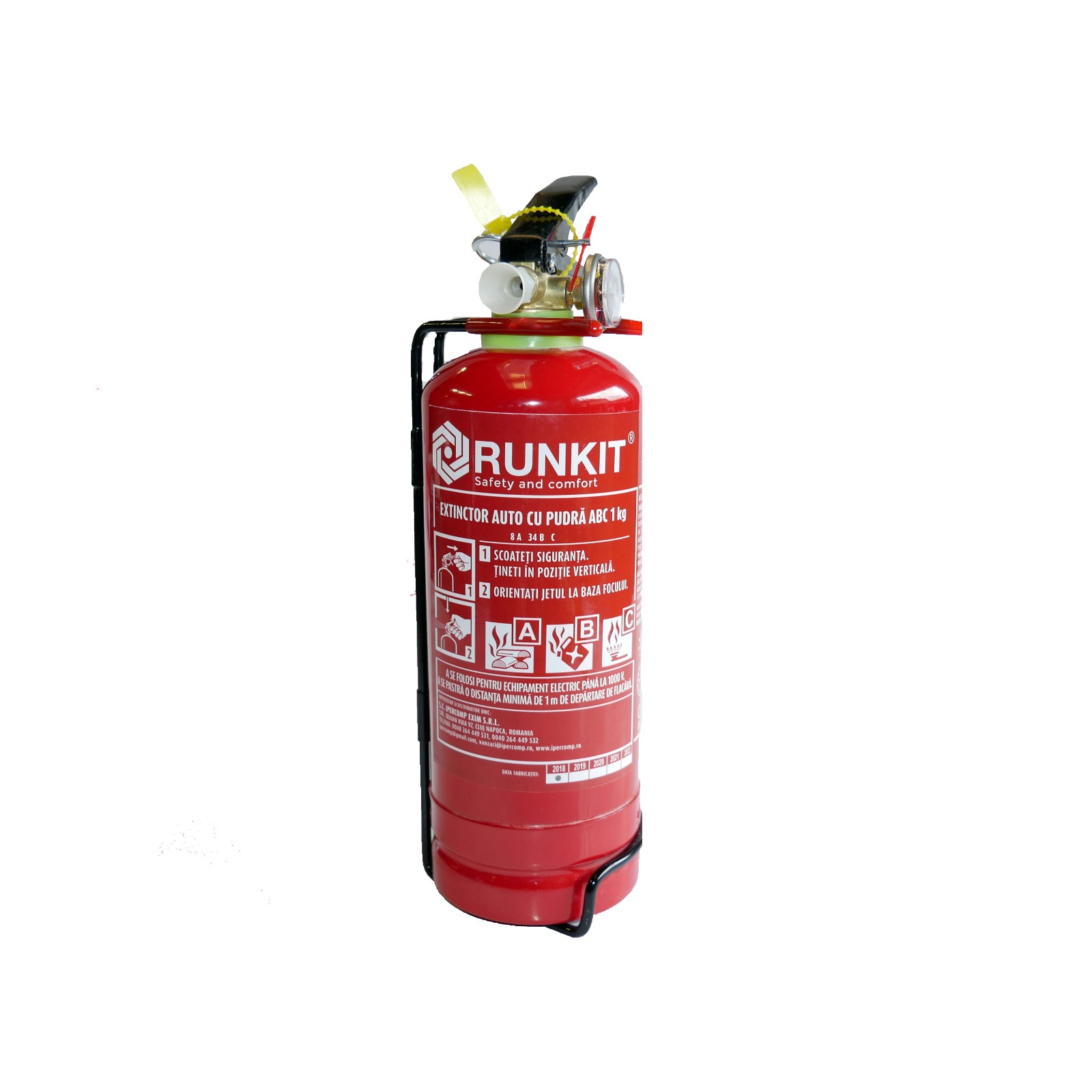 Stingator auto cu pulbere 1Kg omologat RAR