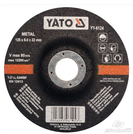 DISC METAL SLEFUIT 125X6X22MM