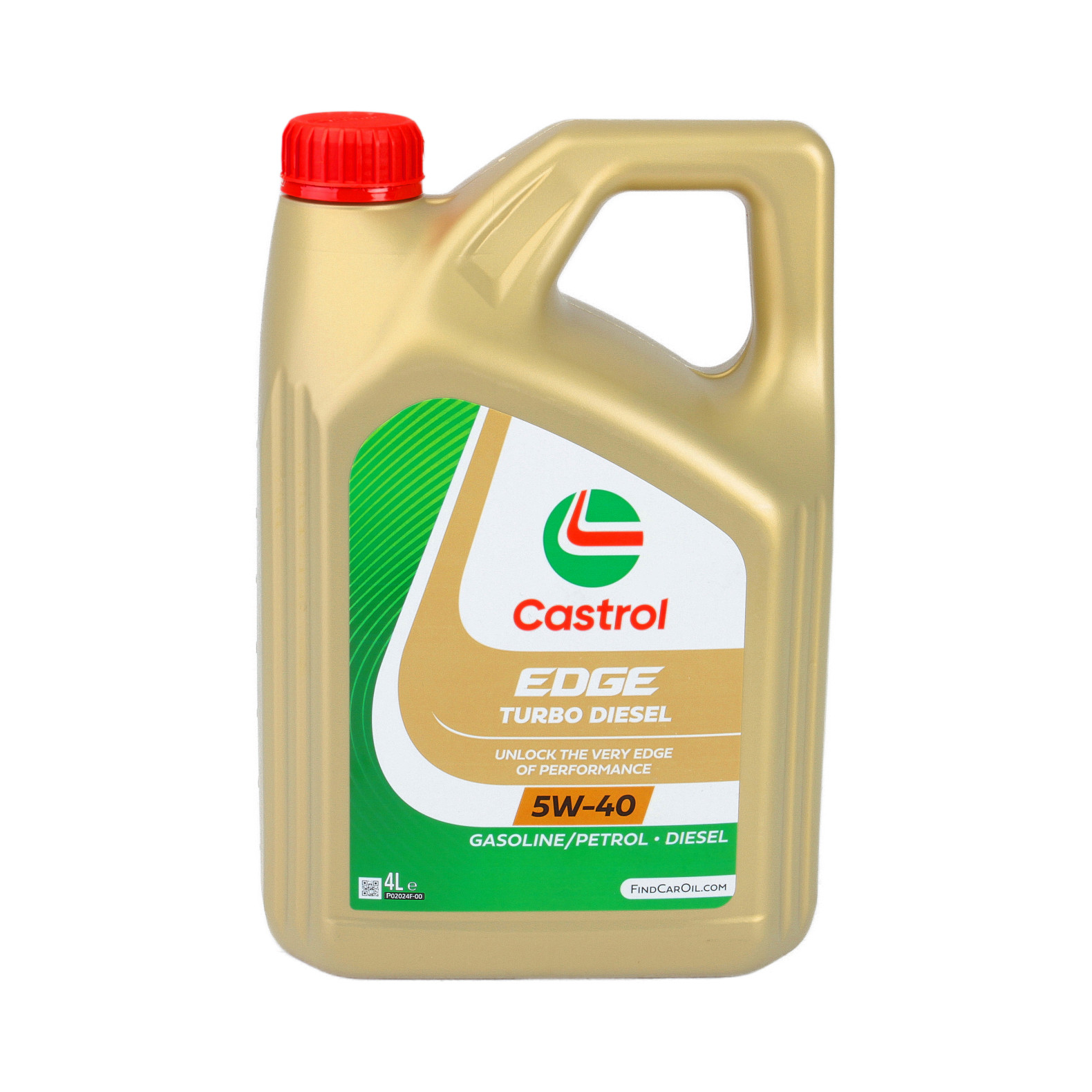 Ulei Castrol Edge Turbo Diesel 5W40 4L pentru motor Fiat, Renault, MB, Ford...