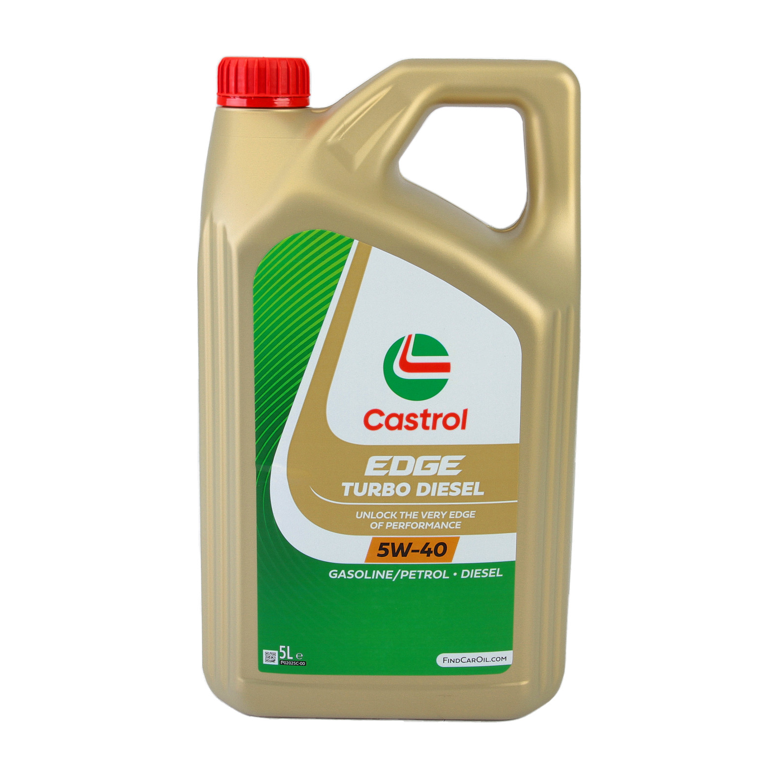 Ulei motor Castrol Edge Turbo Diesel 5W40 5L compatibil cu Fiat, Renault, MB, Ford...