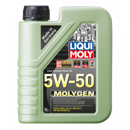 Ulei LIQUI MOLY Molygen 5W50 2542, volum 1 litru, sintetic pentru MB, VW
