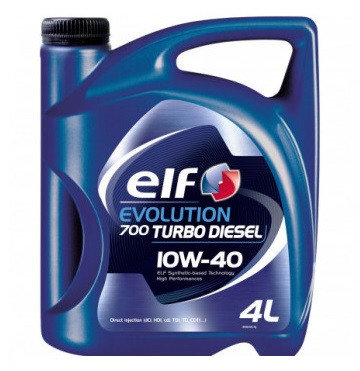 Ulei motor ELF Evolution 700 Turbo Diesel 10W40 4L pentru Fiat, Renault, MB, VW