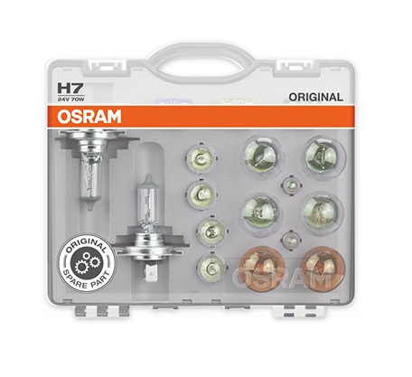 Set becuri auto de rezerva camion 24 V, H7 OSRAM CL-KH7-24V