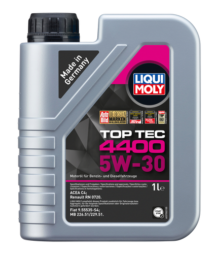 Ulei motor Top Tec 4400 5W30 2319, ACEA C4-08, RENAULT RN 0720, volum 1 litru, sintetic