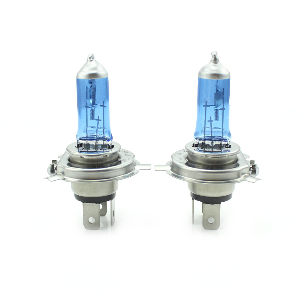 Bec MTR H4 12V 100/90W + 110% intensitate Alb Xenon Set 2 bucăți