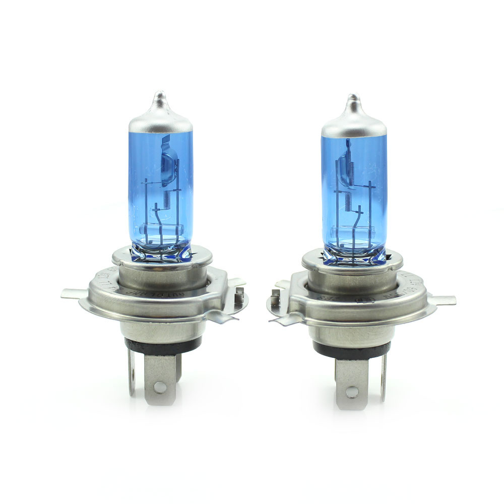 Bec H4 MTR 12V 60/55W + 50% intensitate Alb Xenon Set 2 buc