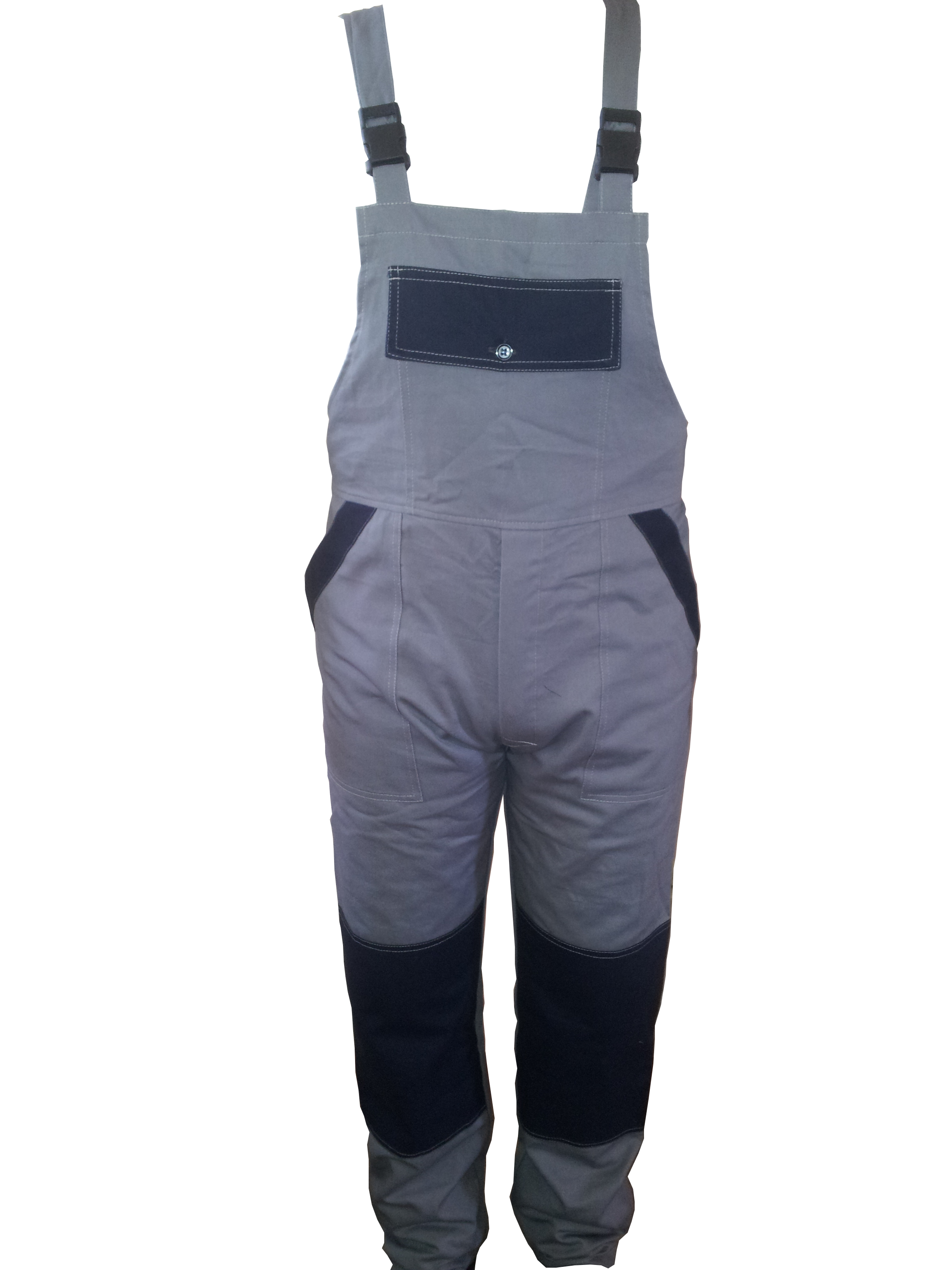 Pantalon gri / bleu cu pieptar M62 / 3XL