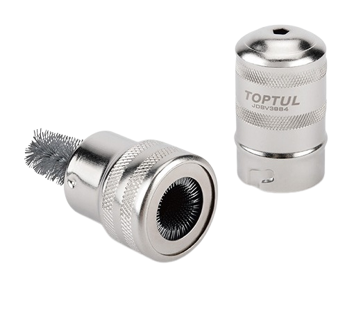 Perie TOPTUL JDBV3984 pentru borne baterie auto, lungime 84 mm, carcasa metalica