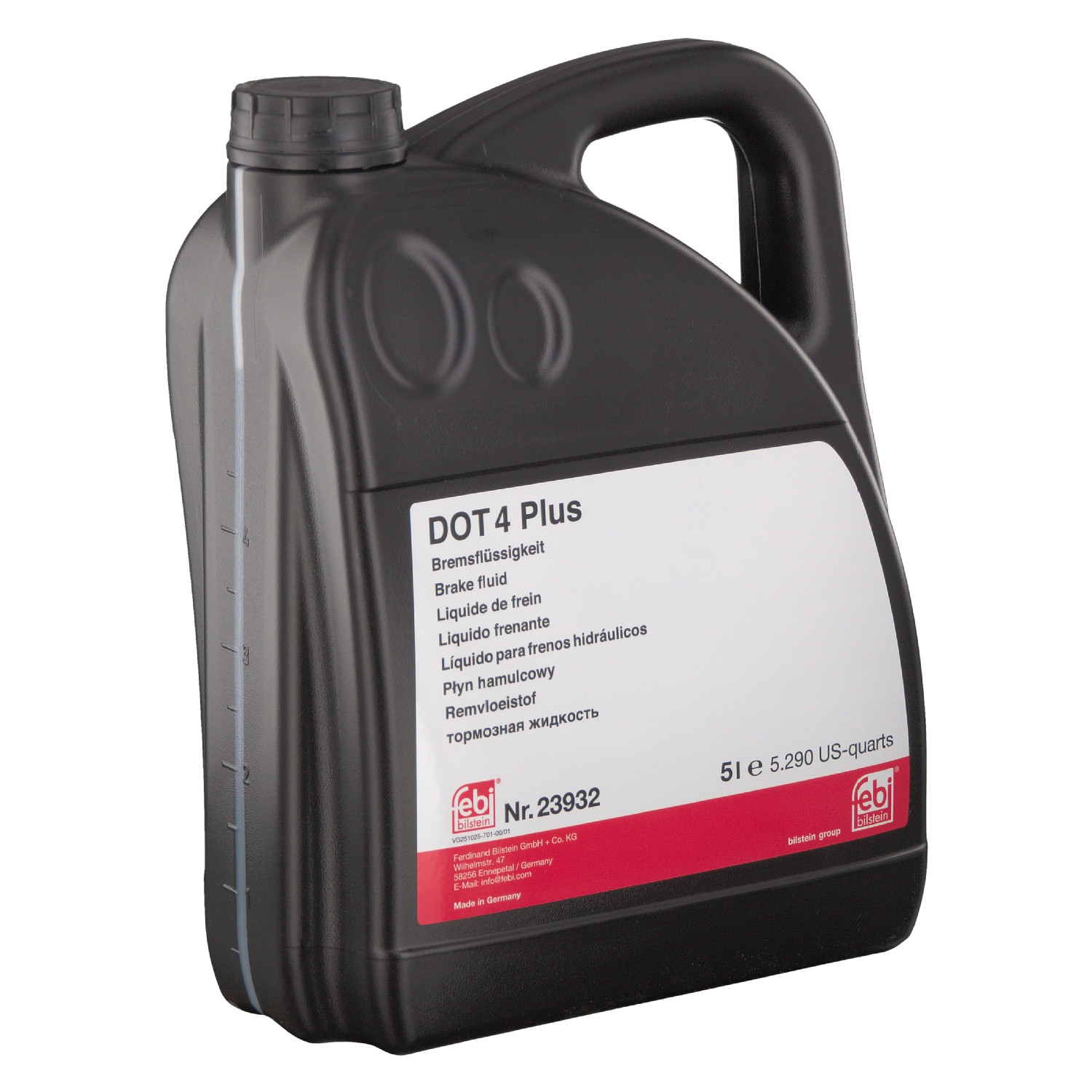 Lichid Febi DOT4 Plus 5L frana