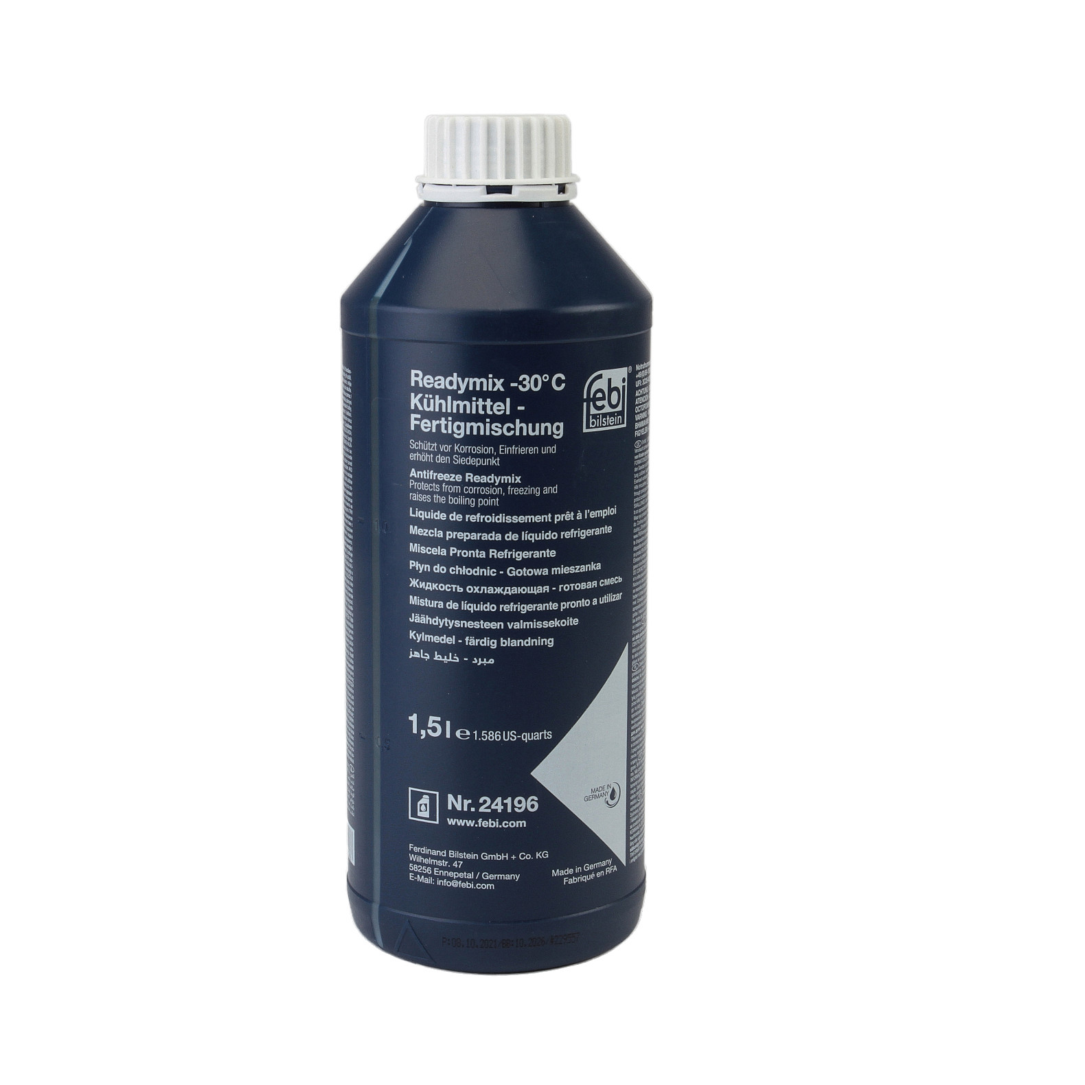 Antigel MB Febi (-30°C Ready Mix) Albastru 1,5L