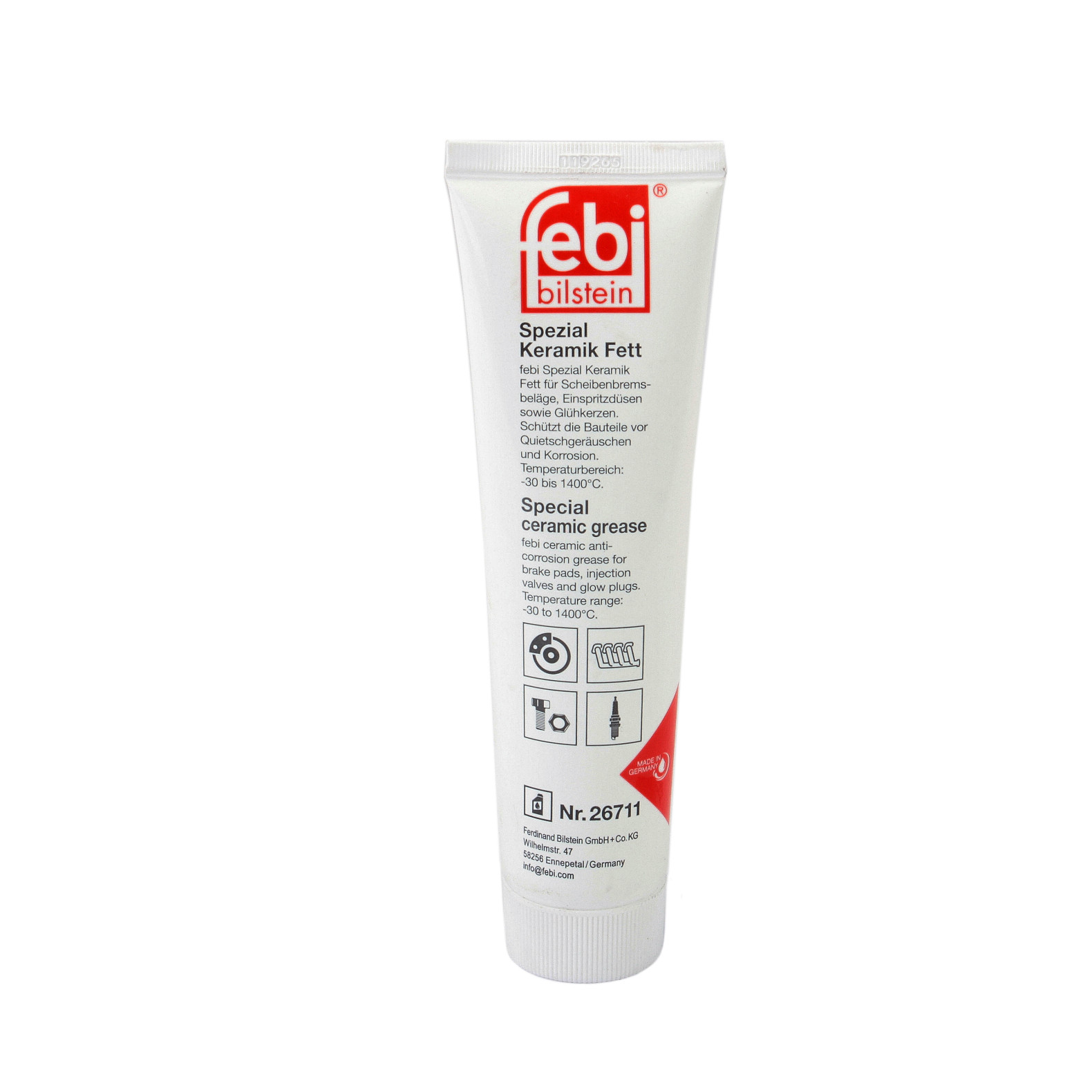 Lubrificant pentru temperaturi mari Febi [culisante etrier] 100g