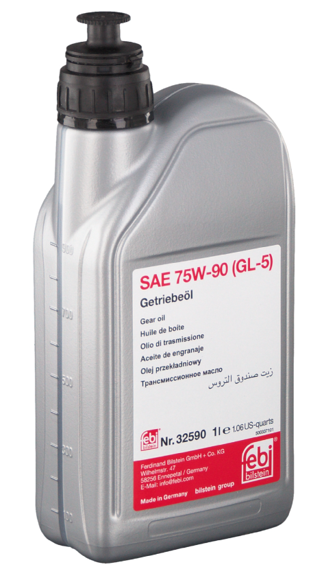 Ulei transmisie 75W90 GL-5 FEBI BILSTEIN 32590, volum 1 litru, galben