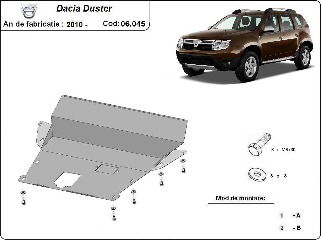 Scut metalic cutie de viteză pentru motor Dacia Duster 2010-