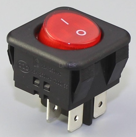 Comutator 30x30mm 16A 250V
