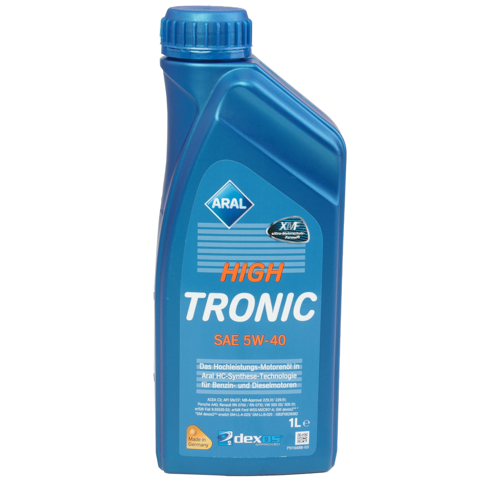 Ulei motor Aral High Tronic 5W40 1L compatibil cu Fiat, BMW, Renault, MB...