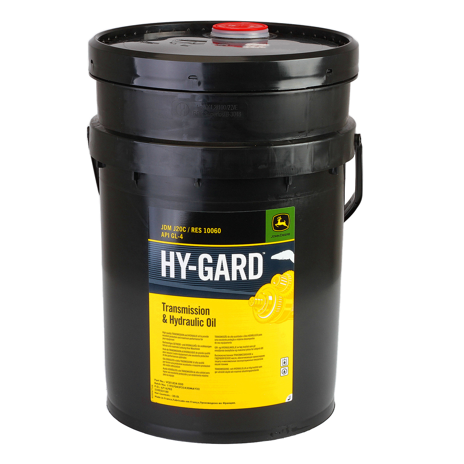 Ulei transmisie FORD JOHN DEERE Hy Gard VC81824020, volum 20 litri pentru Ford