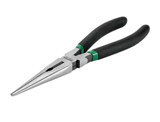 Cleste TOPTUL DFAB2206B cu varf lung, dimensiuni 6 inch/152.4 mm, capacitate deschidere 2.8 mm, otel crom vanadiu