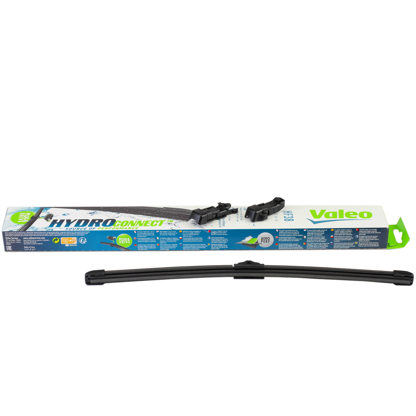 Ștergător HydroConnect Valeo 380 mm