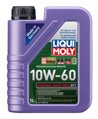 Ulei LIQUI MOLY Synthoil Race Tech GT1 10W60 8908, volum 1 litru, sintetic