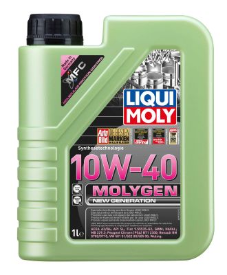 Ulei motor LIQUI MOLY Molygen 10W40 New Generation 9955, volum 1 litru, sintetic pentru Fiat, Citroen, Renault, Peugeot...