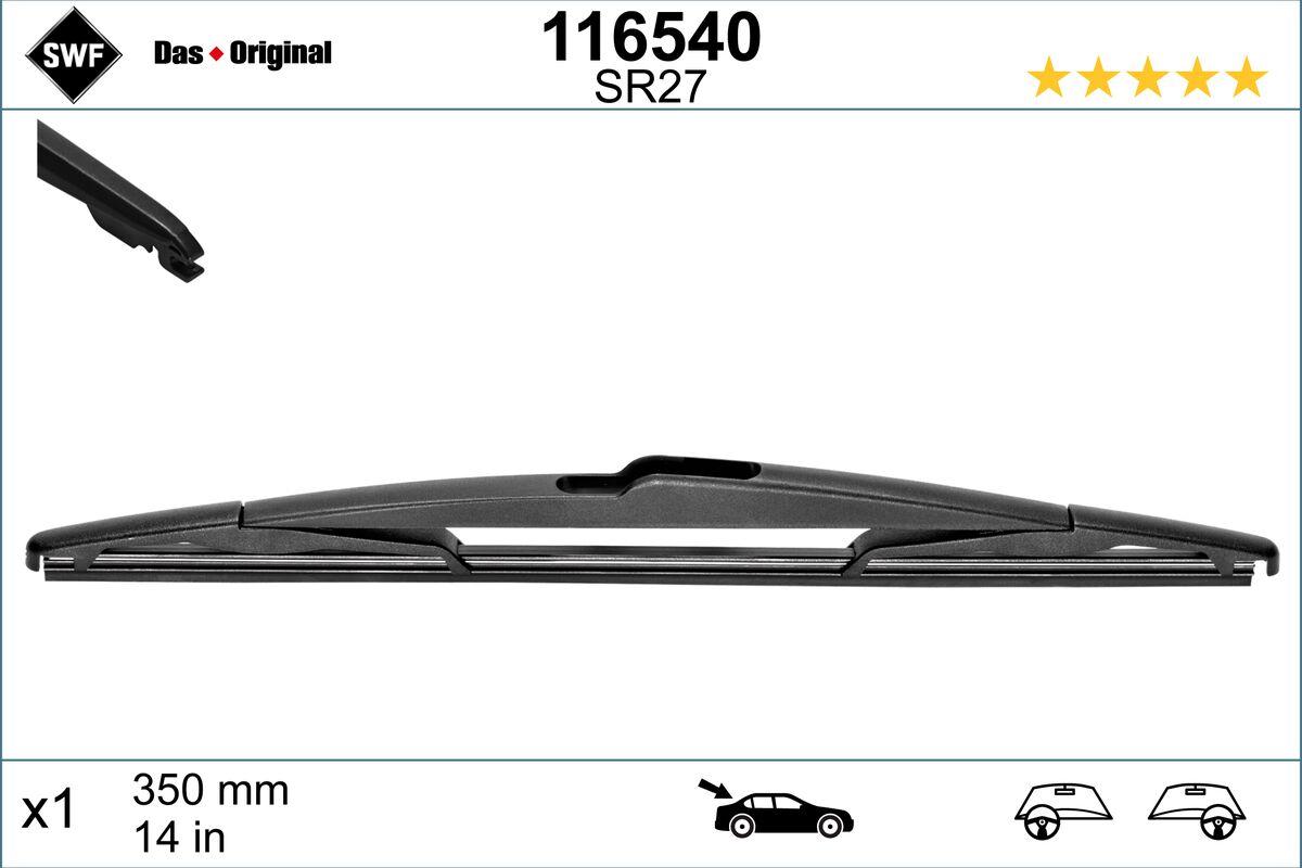 Ștergător auto SWF 116540 - Lamela de înaltă calitate