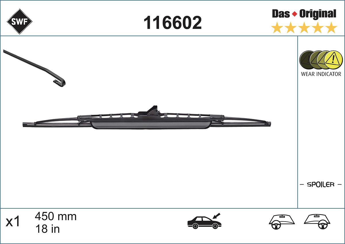 Lamela ștergător auto SWF 116602