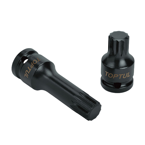 Cheie TOPTUL KADB1614S bit de impact, prindere patrat 1/2 inch, profil stea, deschidere cheie M14, lungime 44 mm, crom molibden