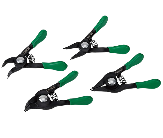 Set 4 clești pentru siguranțe mini TOPTUL GAAR0403, lungime 3 inch/76.2 mm, crom molibden