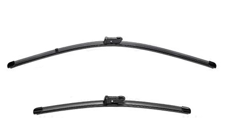 Set VALEO SILENCIO X.TRM FLAT BLADE SET 577818 stergatoare parbriz, lungime 650 mm, 475 mm, cu spoiler, fara carcasa pentru VW
