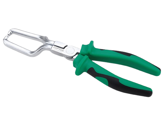 Cleste TOPTUL JDBY0109 pentru furtun combustibil, lungime 230 mm, maner aderent, otel scule pentru Fiat, Opel, Mercedes-Benz, Audi, VW