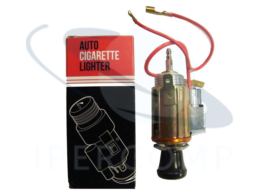 Bricheta portocalie auto universala cu lumina 12V