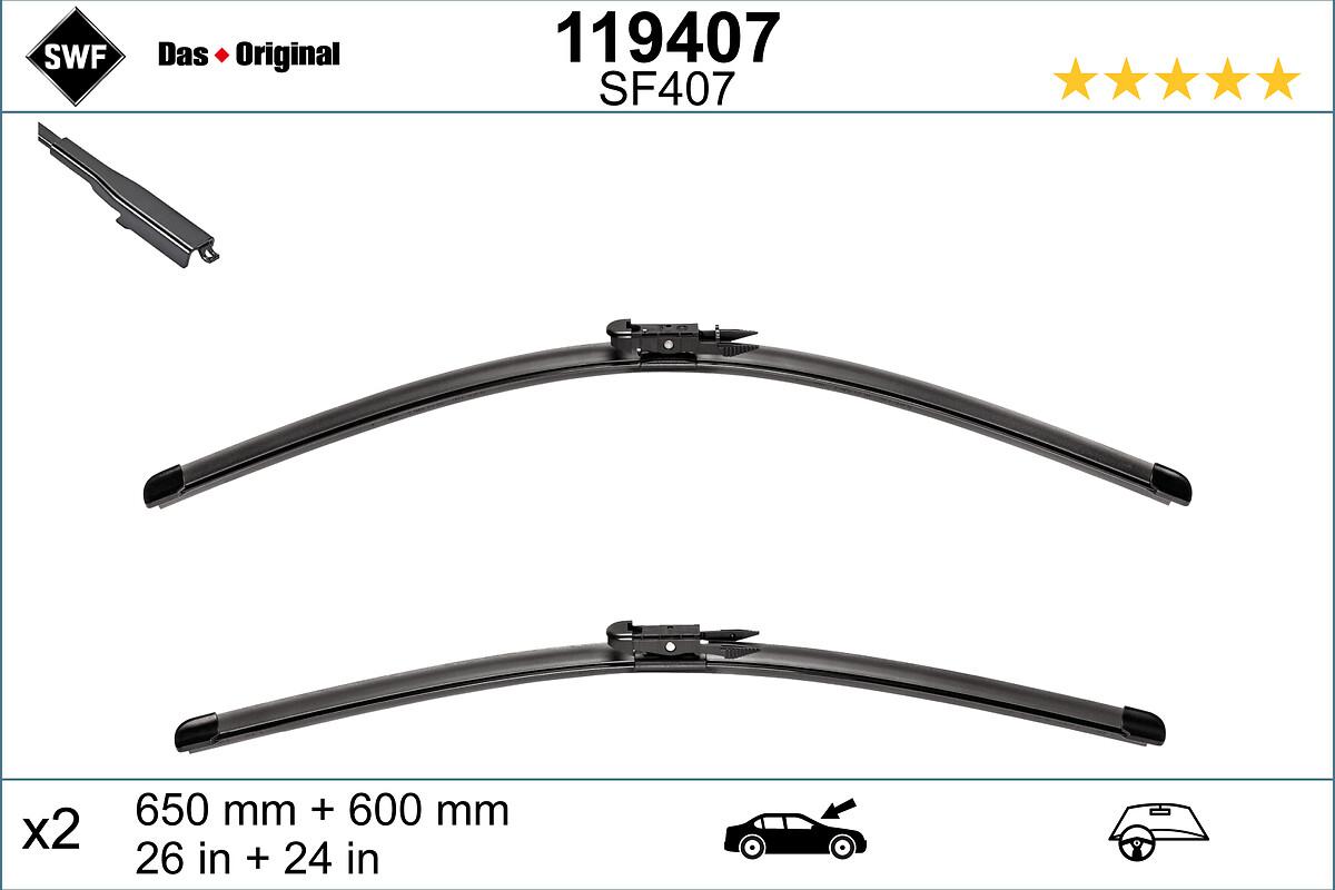 Lamelă ștergător auto SWF 119407