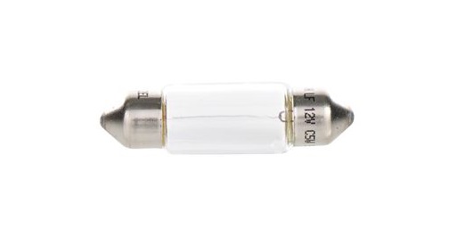 Bec halogen auto Bosch C5W 5W 12V 1987302810, lampa numar, 35 mm, se vinde la set de 10 bucati/pret pe bucata