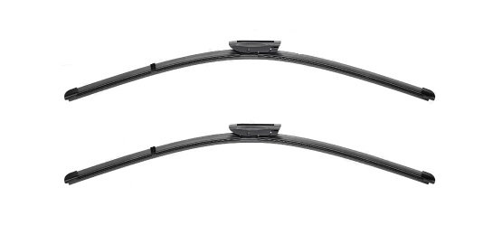 Set stergatoare VALEO SILENCIO FLAT BLADE 577810, lungime 550 mm, 475 mm, lama lata pentru parbriz DACIA, RENAULT