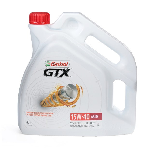 Ulei motor GTX A3/B3 15W40 4L pentru Castrol