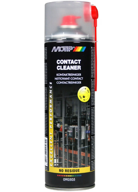 Spray MOTIP Contact Cleaner 382483, solutie pentru curatarea contactelor electrice, 500 ml
