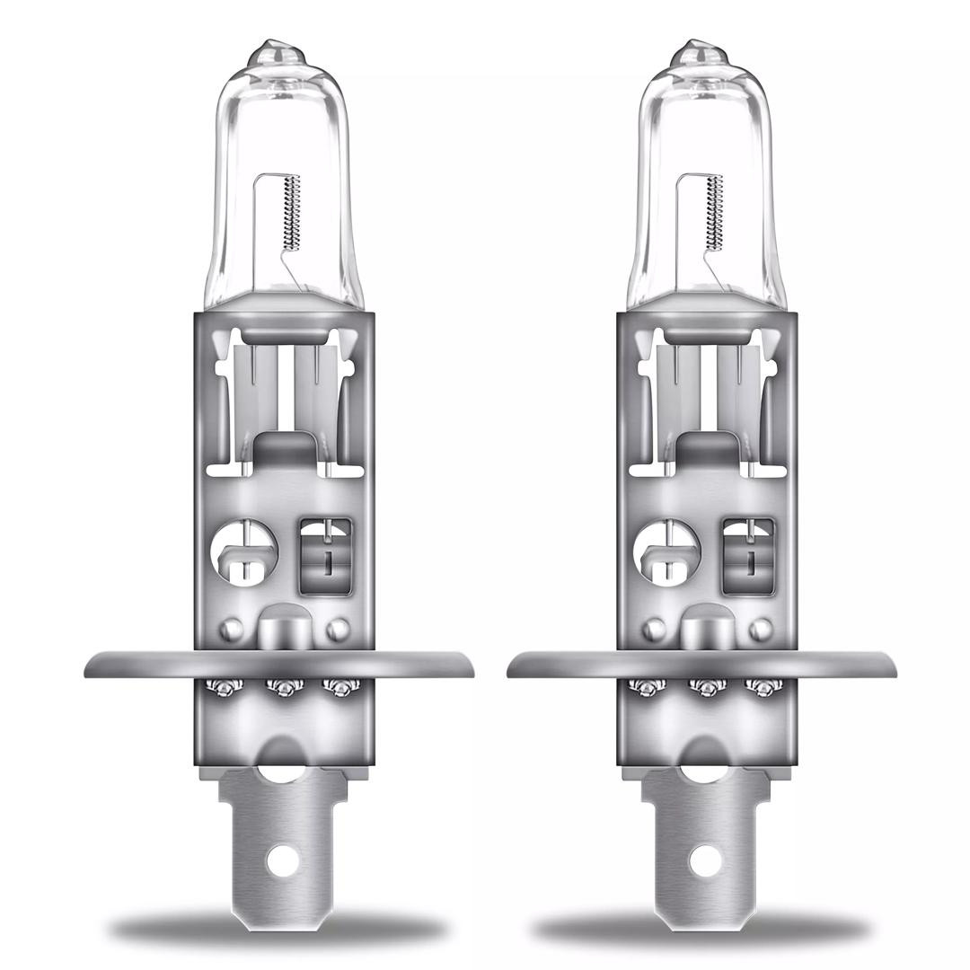 Bec Night Breaker Silver H1 12V 55W P14,5s Set 2 buc Osram