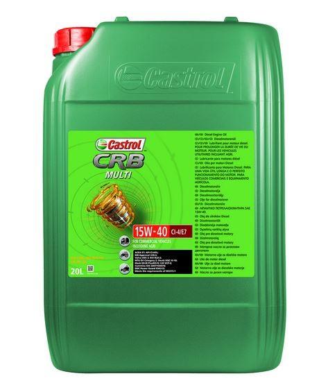 Ulei motor CASTROL CRB MULTI 15W40 CI-4/E7 15BA1B, volum 20 litri, mineral pentru MB, MAN, Volvo