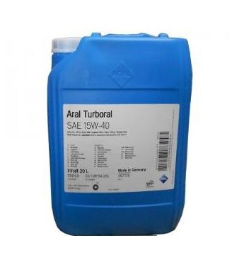 Ulei motor ARAL 15W40 Turboral 15BC5E, volum 20 litri, mineral pentru MB, MAN, Volvo