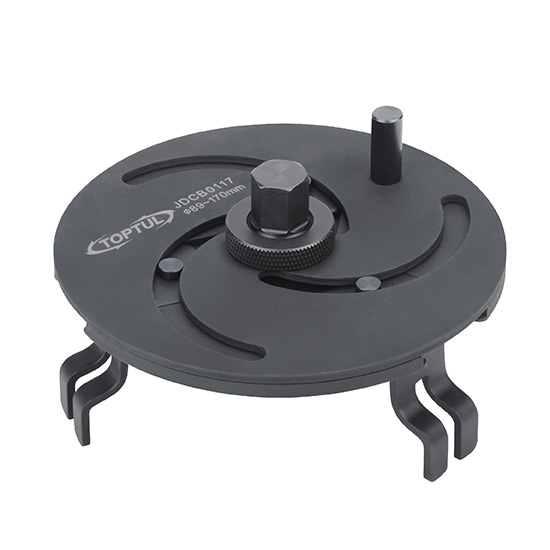 Cheie TOPTUL JDCB0117 reglabila pentru pompa combustibil, 3 gheare, capacitate 89 - 170 mm, antrenor hexagonal 16 mm, crom molibden