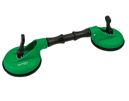 Ventuza dubla pentru parbriz JJBD2212 TOPTUL, diametru cupa 120 mm, capacitate ridicare 65 kg