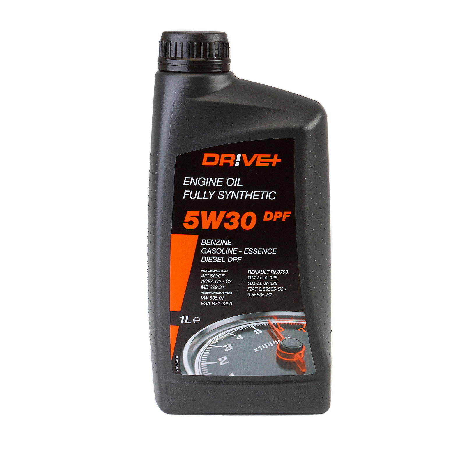 Ulei Drive+ 5W30 DPF 1L pentru Fiat, Renault, Opel, MB...