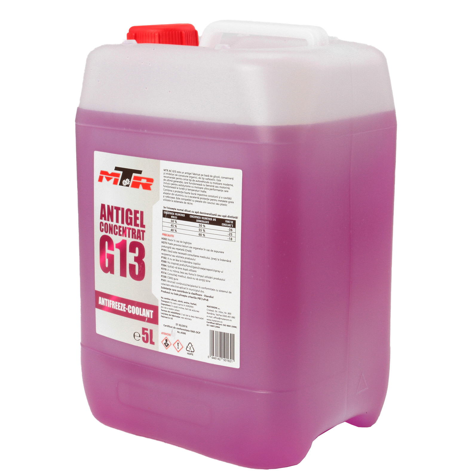 Antigel MTR Mov G13 (-36°C) concentrat 5L