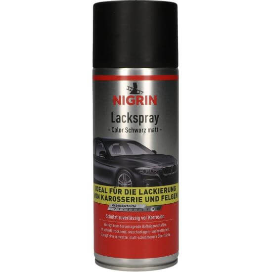 Spray vopsea, negru mat, Nigrin, 400 ml