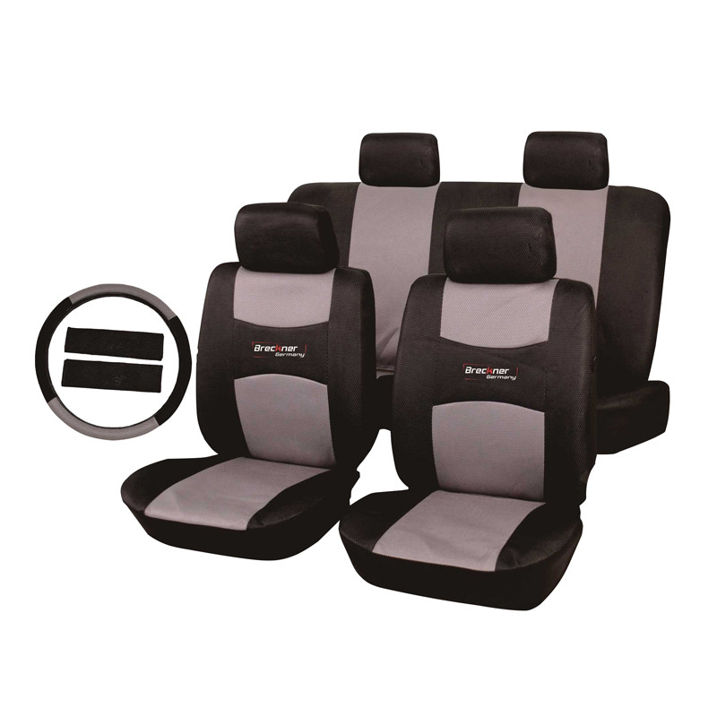 Set huse universale (culoare negru și gri)