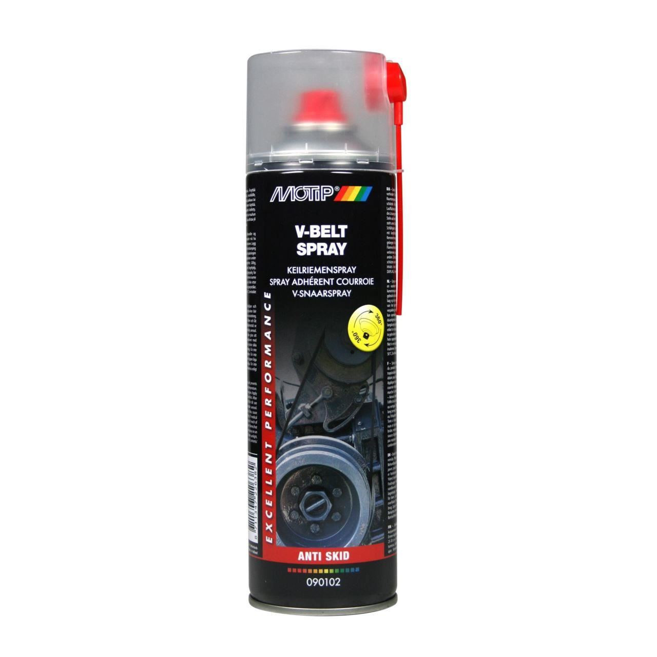 Spray soluție întreținere curele 500 ml V-Belt MOTIP