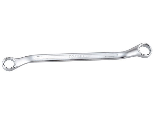 Cheie TOPTUL ACEH1618 inelara dubla, deschidere cheie 1/2 x 9/16 inch, lungime 206 mm, unghi 45 grade, crom vanadiu, finisaj satinat