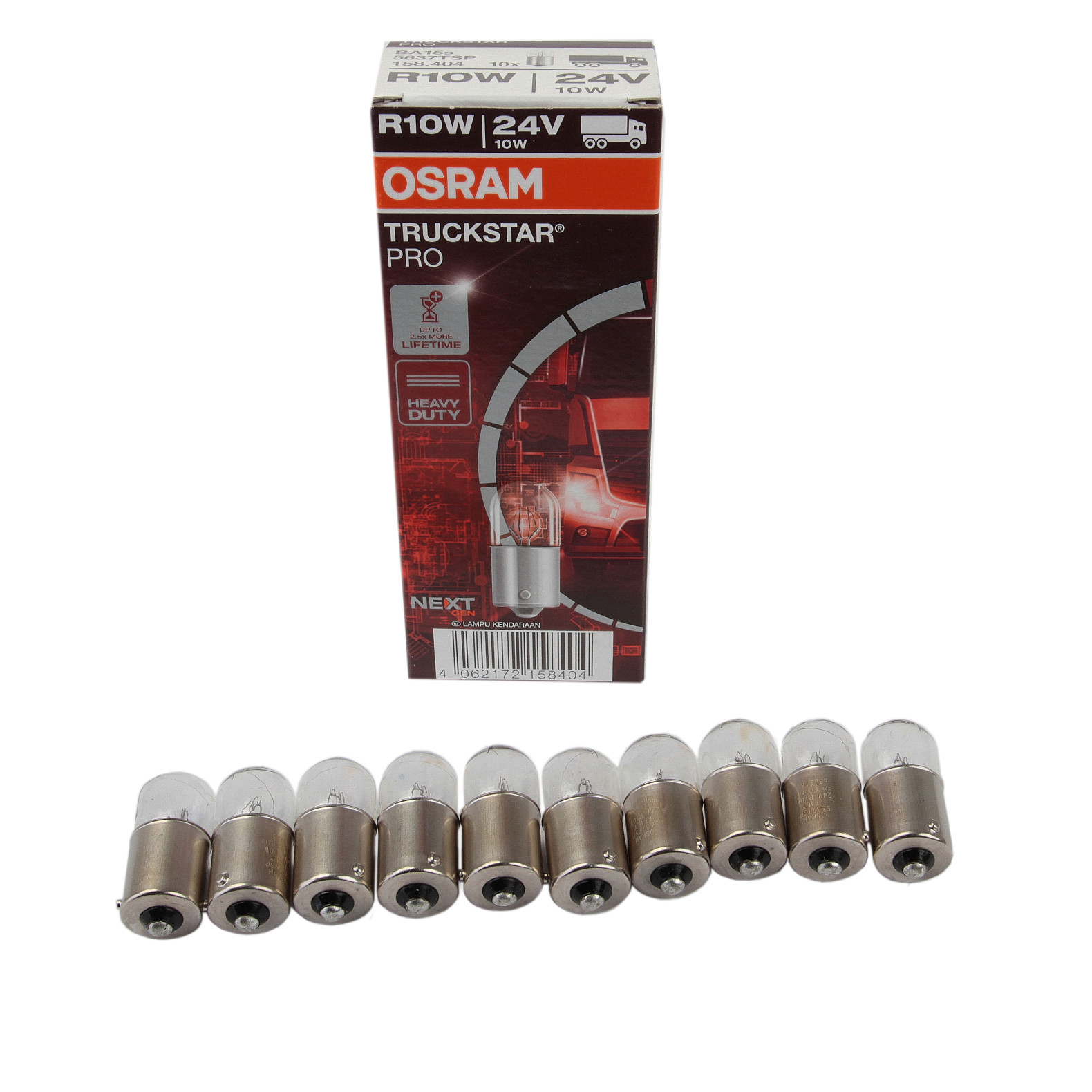 Bec Osram TruckStar PRO R10W 24V 10W BA15s